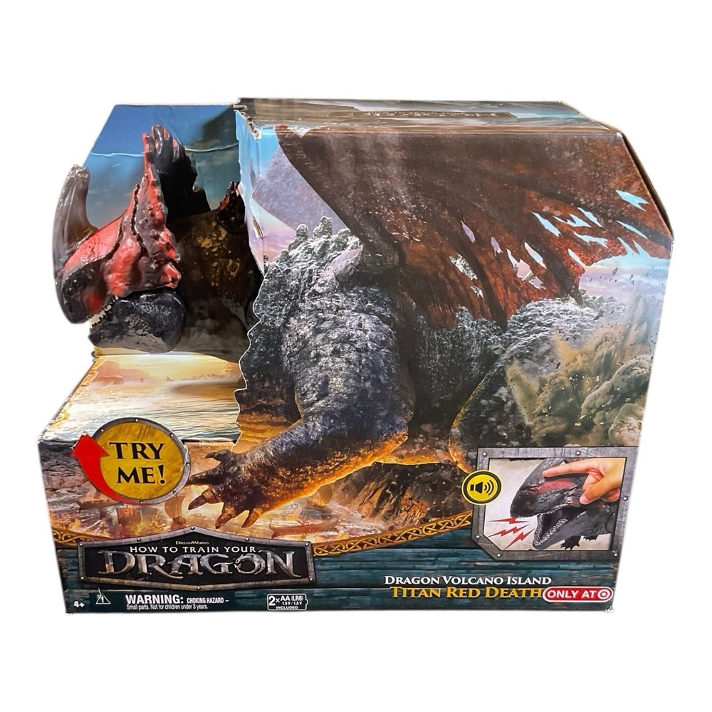 How to Train Your Dragon Volcano Island Titan Red Death Figure Target Exclusive